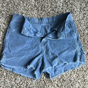 American eagle blue soft corduroy short